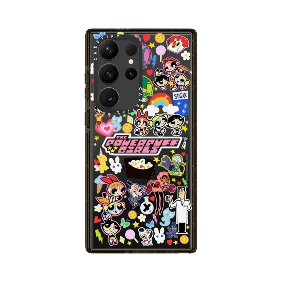 케이스티파이 x 파워퍼프걸 갤럭시 스티커마니아 임팩트 케이스 클리어 블랙(Casetify x The Powerpuff Girls Galaxy Stickermania Impact Case Clear Black) - 2
