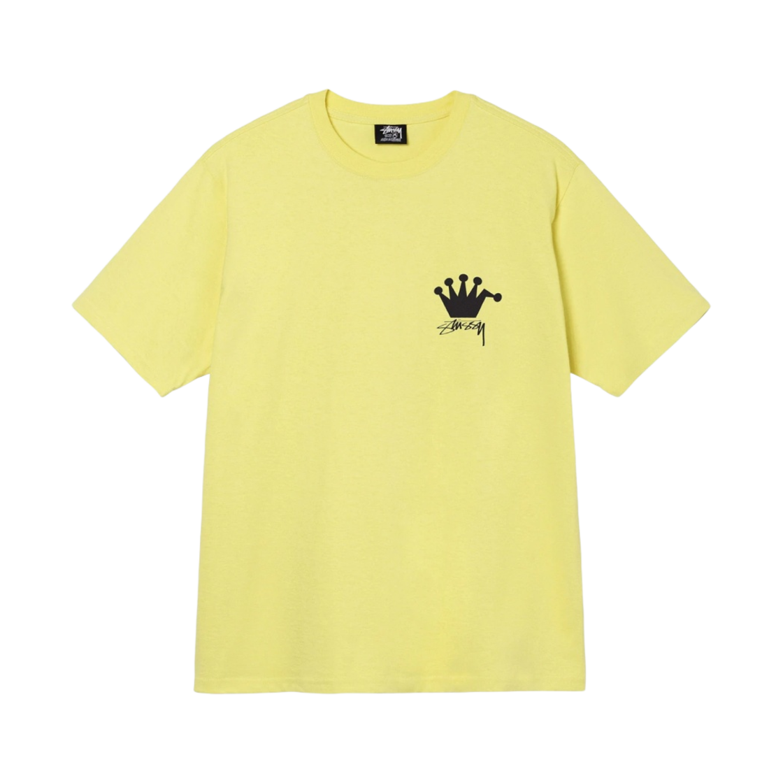 스투시 Lb 크라운 티셔츠 옐로우(Stussy Lb Crown T-Shirt Yellow) - 2