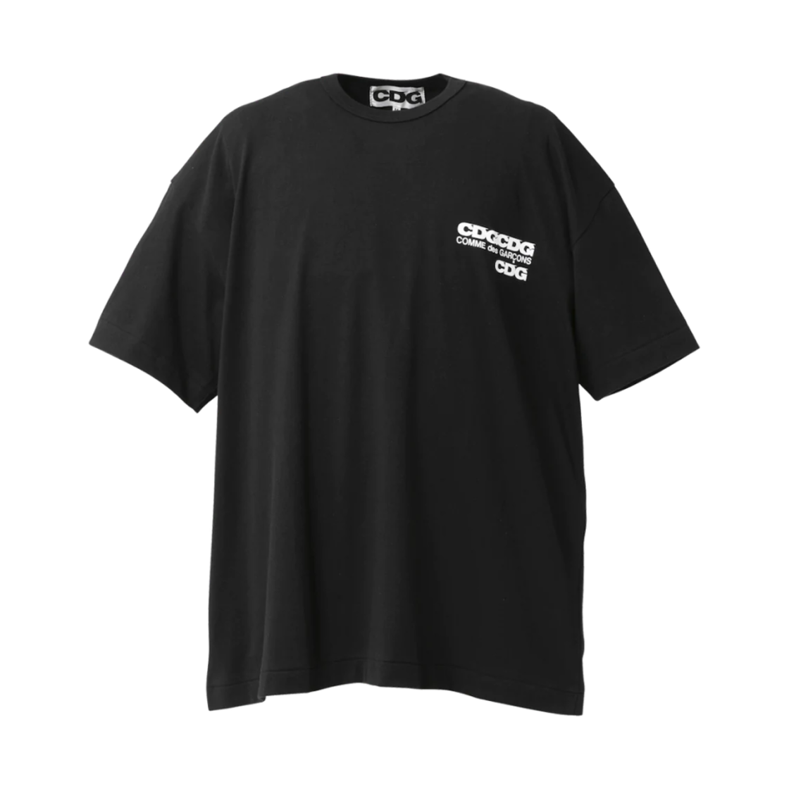 CDG 오버사이즈 티셔츠3 블랙(CDG Oversized T-Shirt3 Black) - 1