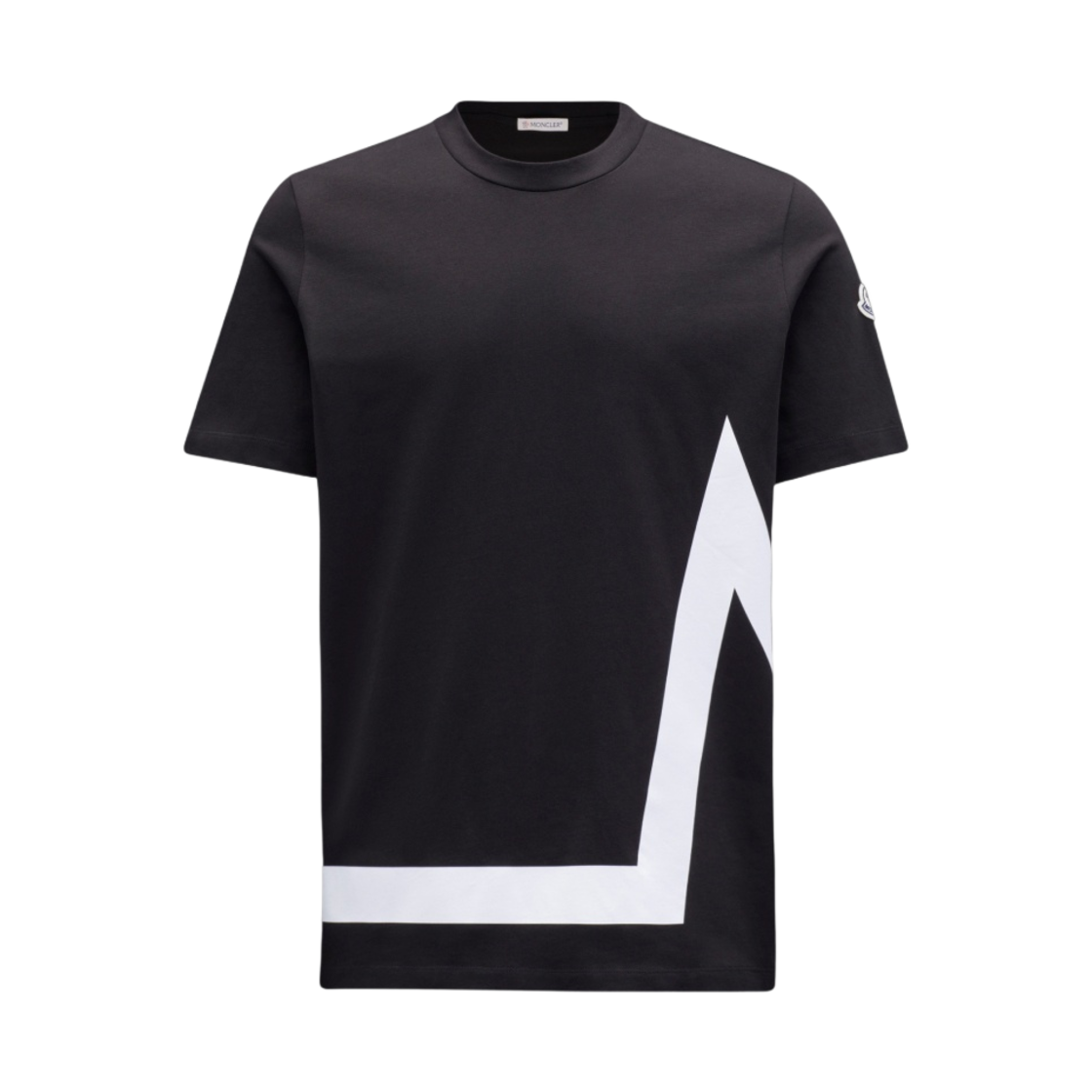 몽클레르 M 모티프 티셔츠 블랙(Moncler M Motif T-Shirt Black) - 1