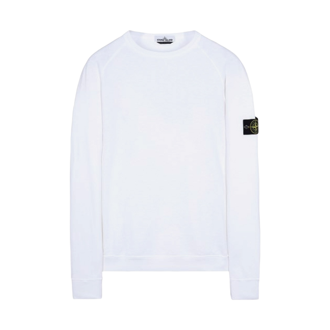스톤 아일랜드 66060 올드이펙트 스웨트셔츠 화이트 - 21SS