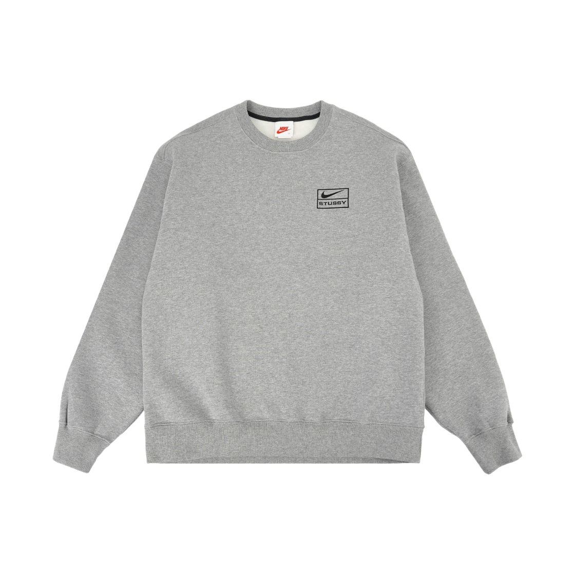 나이키 x 스투시 NRG BR 크루 플리스 그레이