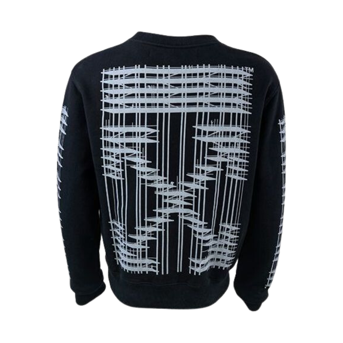 오프화이트 다이애그널 인더스트리얼 오버사이즈 스웨트셔츠 블랙(Off-White Diagonal Industrial Oversize Sweatshirt Black) - 2
