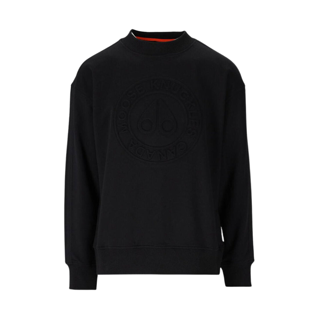 M32LS630292 Moose Knuckles Fulton Crewneck Sweatshirt Black