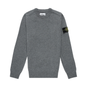 Stone Island 535A3 Lambswool Sweater Grey - 21FW