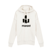 Isabel Marant Miley Hoodie Ecru Black