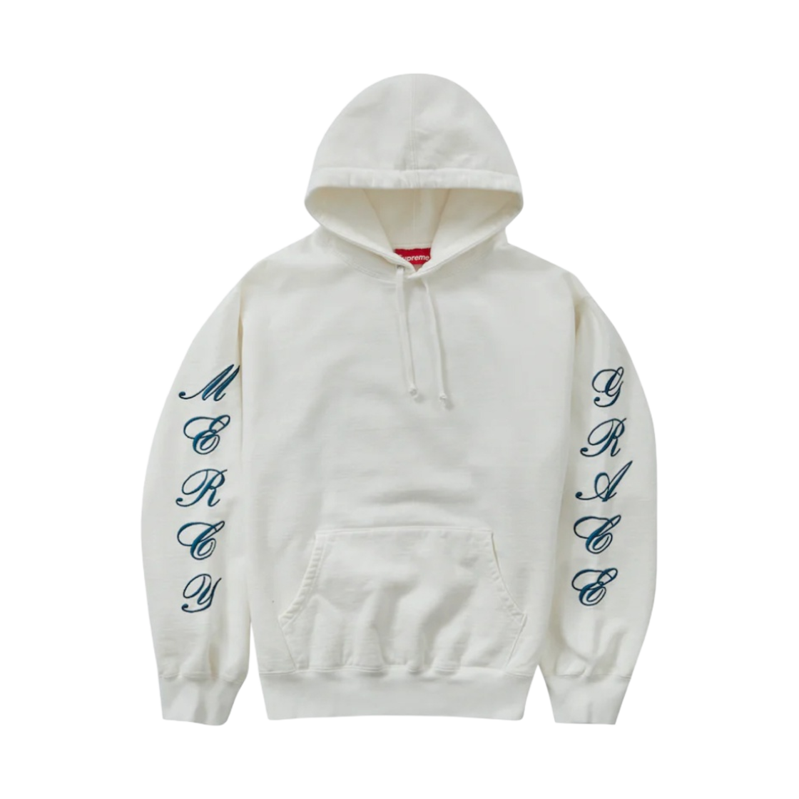 슈프림 패치 스파이럴 후드 스웨트셔츠 화이트 - 23SS(Supreme Patches Spiral Hooded Sweatshirt White - 23SS) - 2
