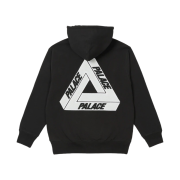 Palace Tri-Mesh Hood Black - 22SS