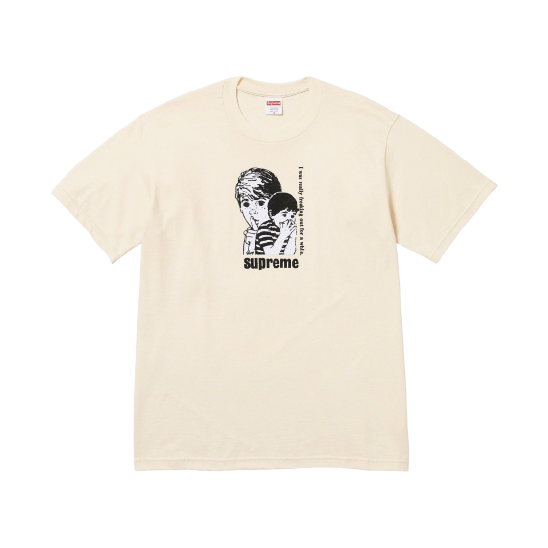 슈프림 프리킹 아웃 티셔츠 내츄럴 - 23FW(Supreme Freaking Out T-Shirt Natural - 23FW) - 1