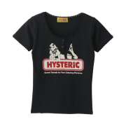(W) Hysteric Glamour Sweet Sounds Chibi T-Shirt Black