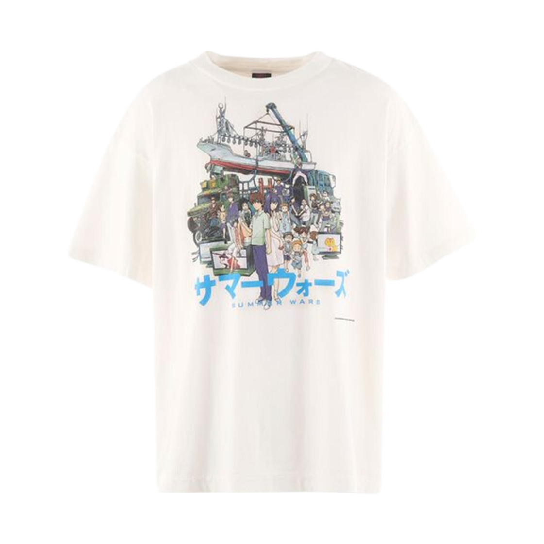 YS1-0000-C27 Saint Mxxxxxx x Summer Wars x Geeks Rule S/S T-Shirt White