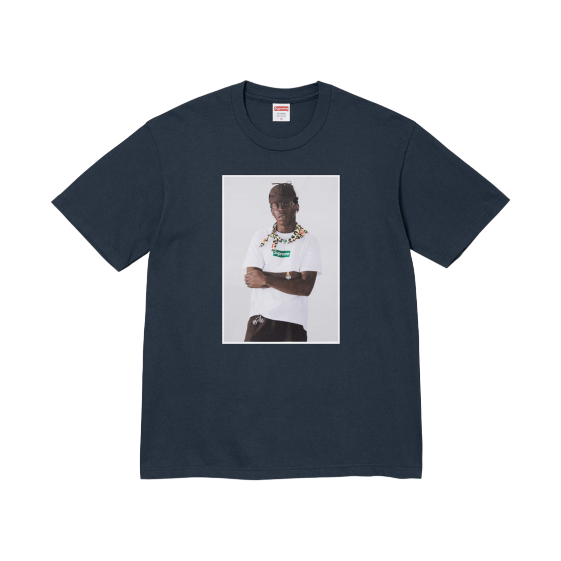 슈프림 타일러 더 크리에이터 티셔츠 네이비 - 24FW(Supreme Tyler The Creator T-Shirt Navy - 24FW)