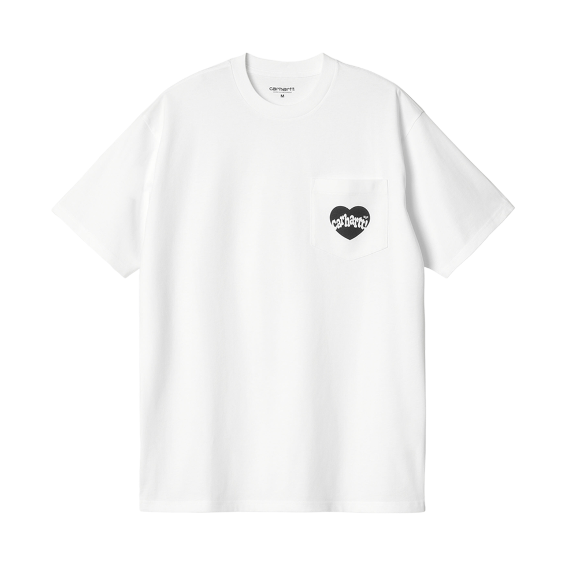 I033675-00A-XX Carhartt WIP S/S Amour Pocket T-Shirt White Black