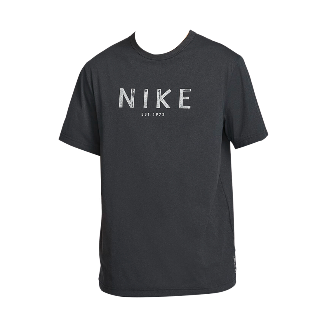 나이키 드라이핏 UV 하이버스 숏슬리브 탑 오프 누아르 페일 아이보리 - 아시아(Nike Dri-Fit UV Hyverse Short Sleeve Top Off Noir Pale Ivory - Asia)