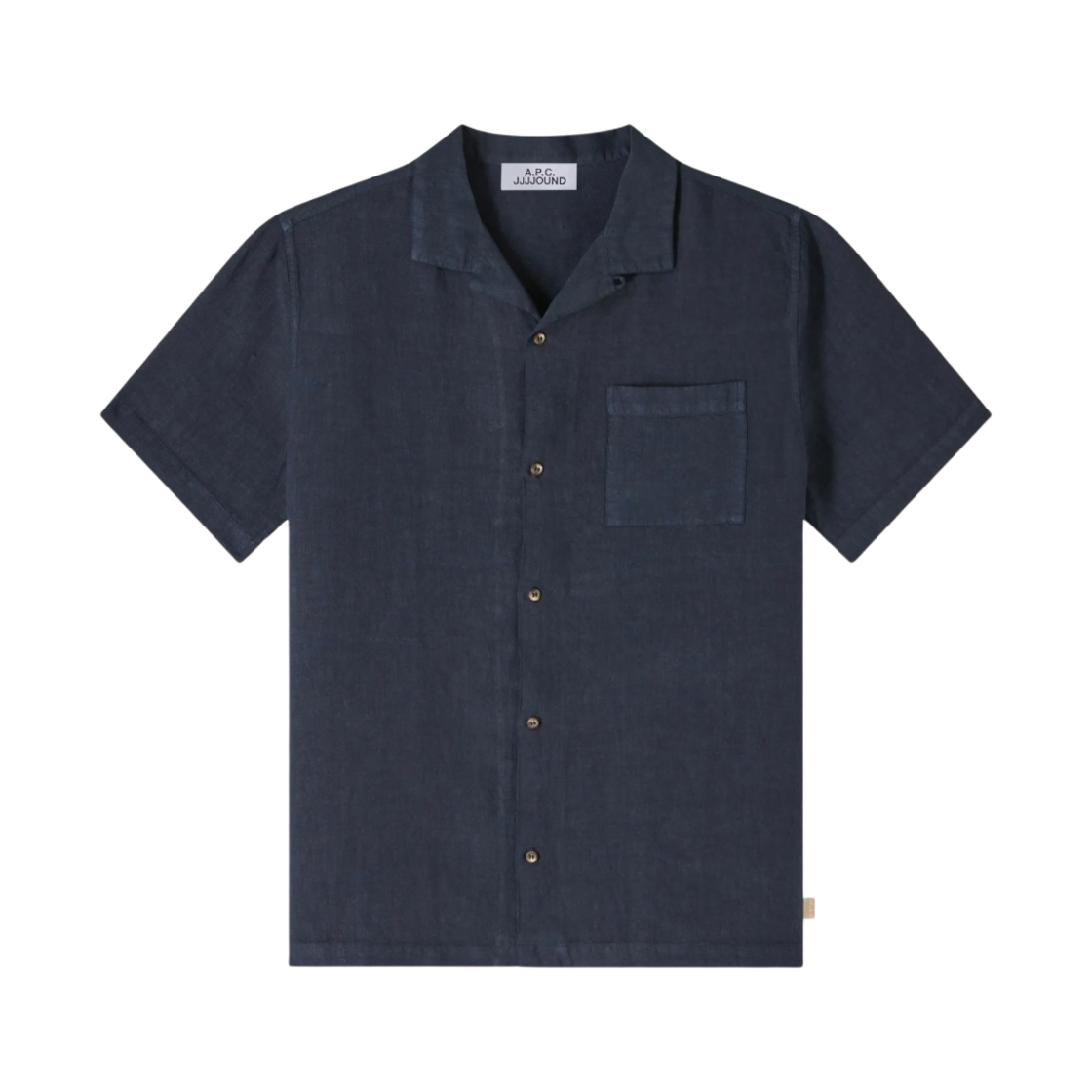 아페쎄 x JJJ자운드 위켄드 숏슬리브 셔츠 다크 네이비 블루