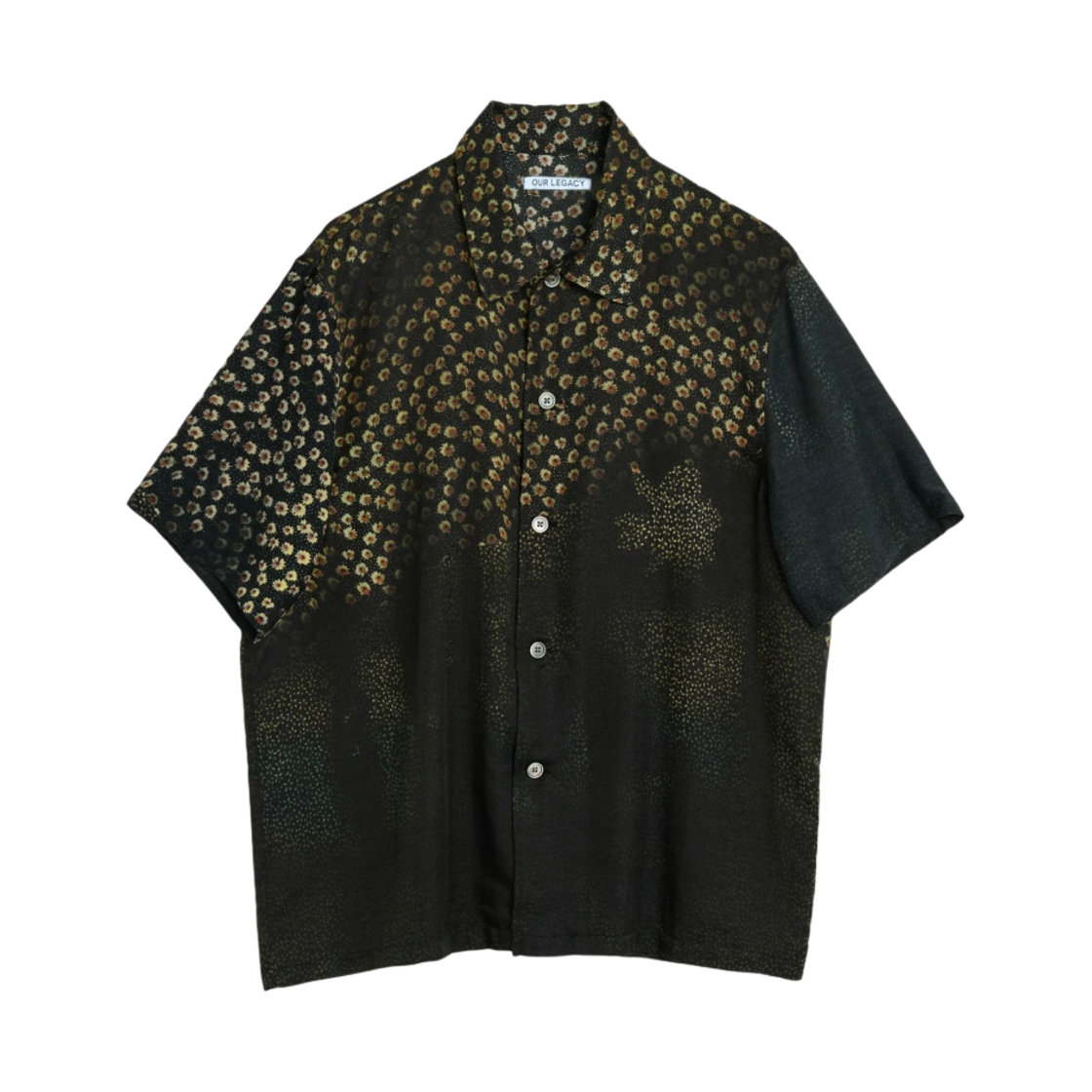 아워레가시 박스 셔츠 숏슬리브 다크 플라워 프린트(Our Legacy Box Shirt Shortsleeve Dark Flower Print)