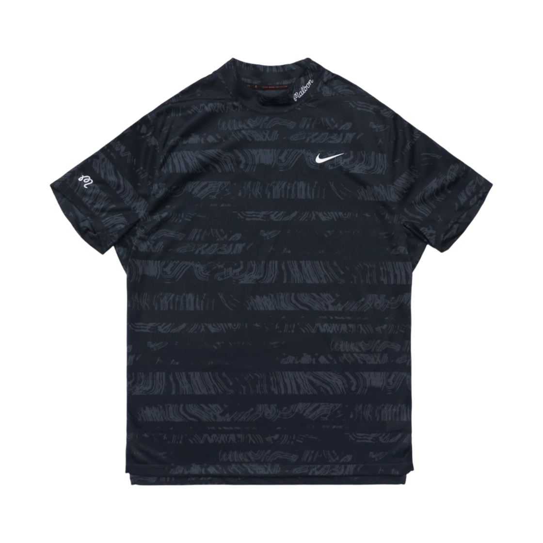 말본 골프 x 나이키 드라이핏 ADV 타이거 우즈 목 폴로 옵시디언(Malbon Golf x Nike Dri-Fit ADV Tiger Woods Mock Polo Obsidian) - 1