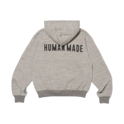 Human Made Zip-Up Hoodie Gray