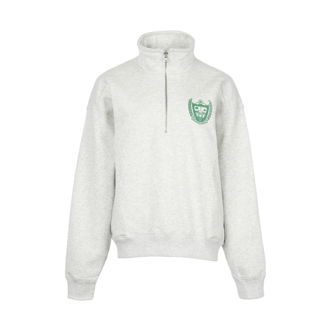 스포티 앤 리치 베벌리 힐스 쿼터 집 헤더 그레이(Sporty & Rich Beverly Hills Quarter Zip Heather Grey) - 1