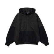 Millo Archive Track Hoodie Zip-Up Neutral Black