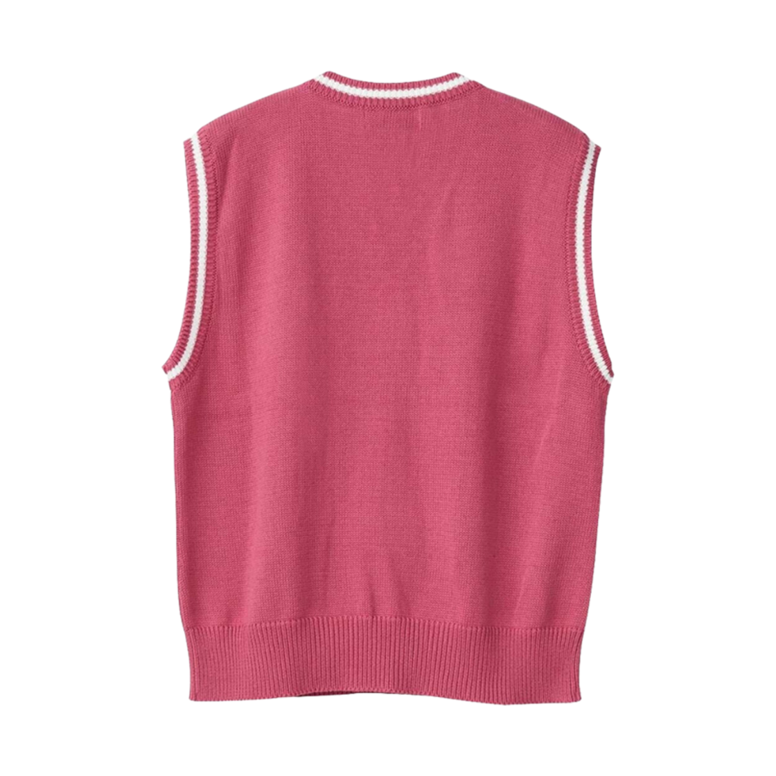 (W) 히스테릭 글래머 디지 & 밀키 자카드 베스트 핑크((W) Hysteric Glamour Dizzy & Milky Jacquard Vest Pink) - 2