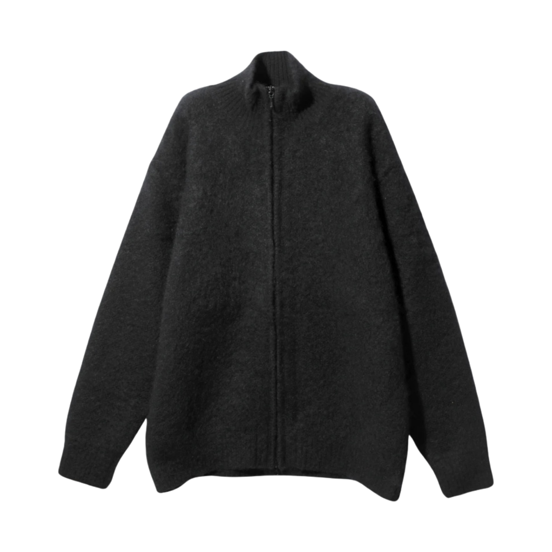 니들스 지퍼 모헤어 가디건 솔리드 블랙(Needles Zipped Mohair Cardigan Solid Black)