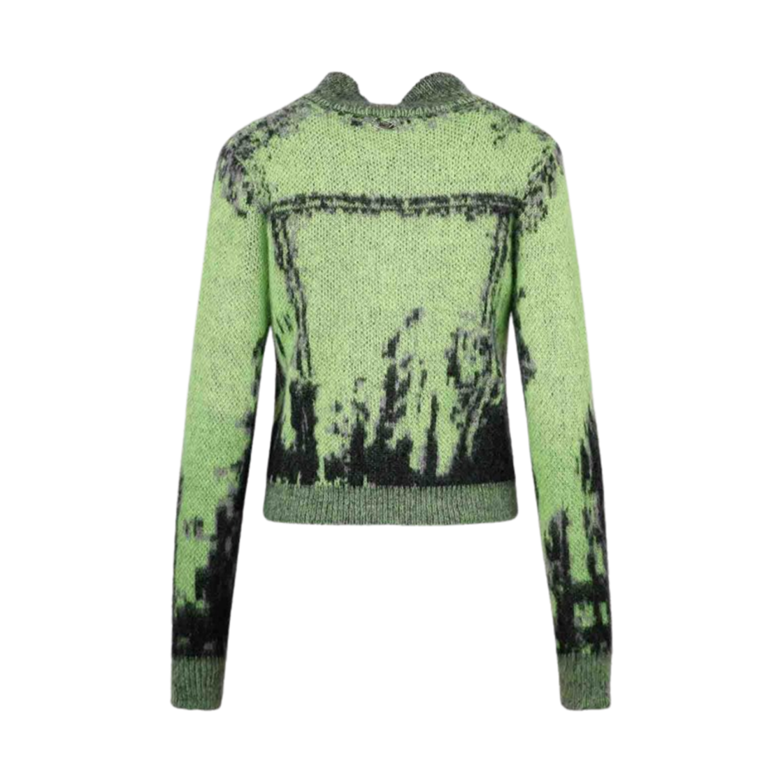 (W) 디젤 엠 타포스 카라 집업 가디건 그린((W) Diesel M-Taphos Cara Zip Up Cardigan Green) - 2