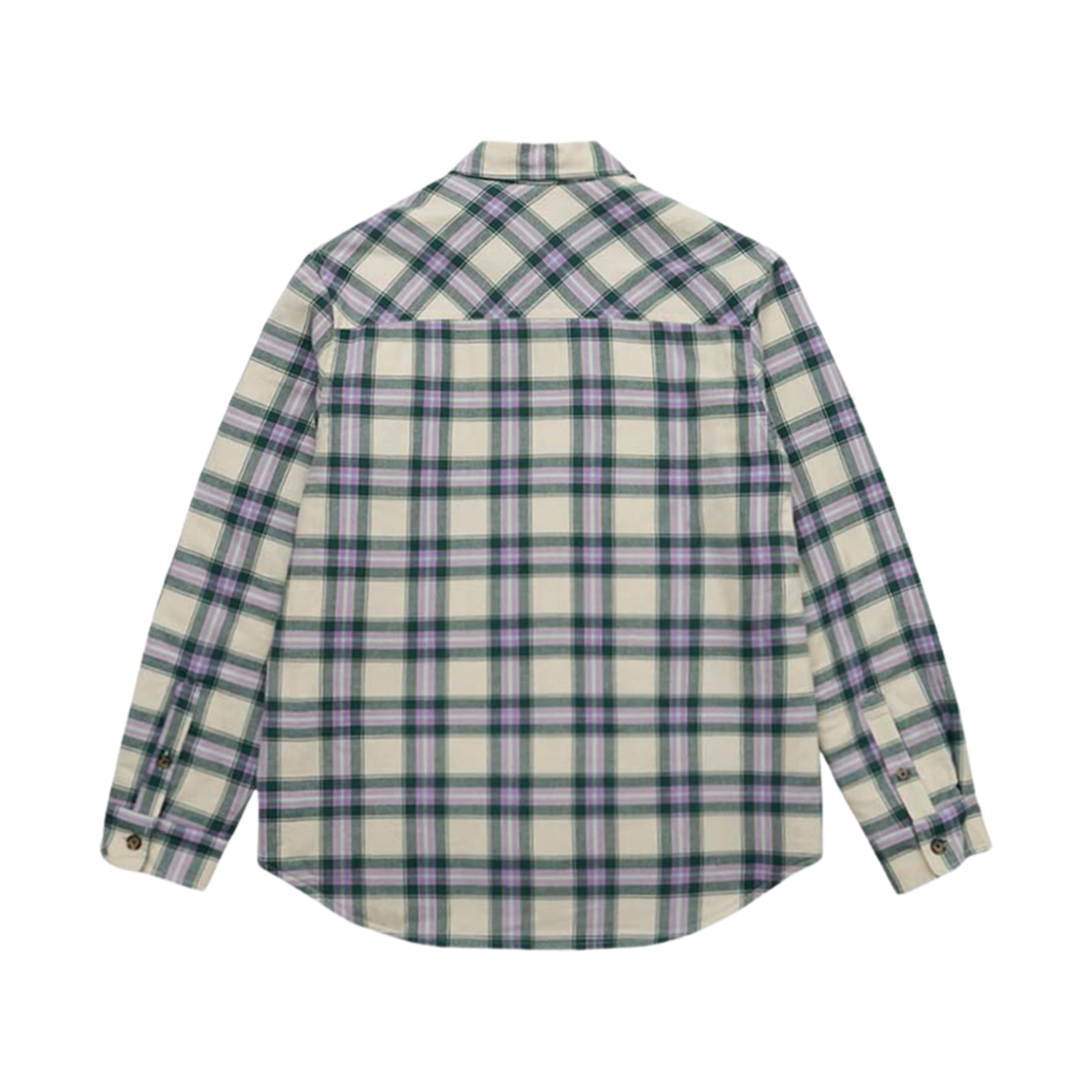이자벨 마랑 마라얀 플란넬 체크 오버셔츠 그린 라일락 - 23SS(Isabel Marant Marayan Flannel Checked Overshirt Green Lilac - 23SS) - 2