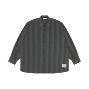 Stussy x Our Legacy Work Shop Borrowed Shirt Overdyed Multi Stripe