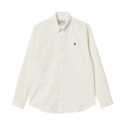 Carhartt WIP Madison Fine Cord Shirt Wax Black