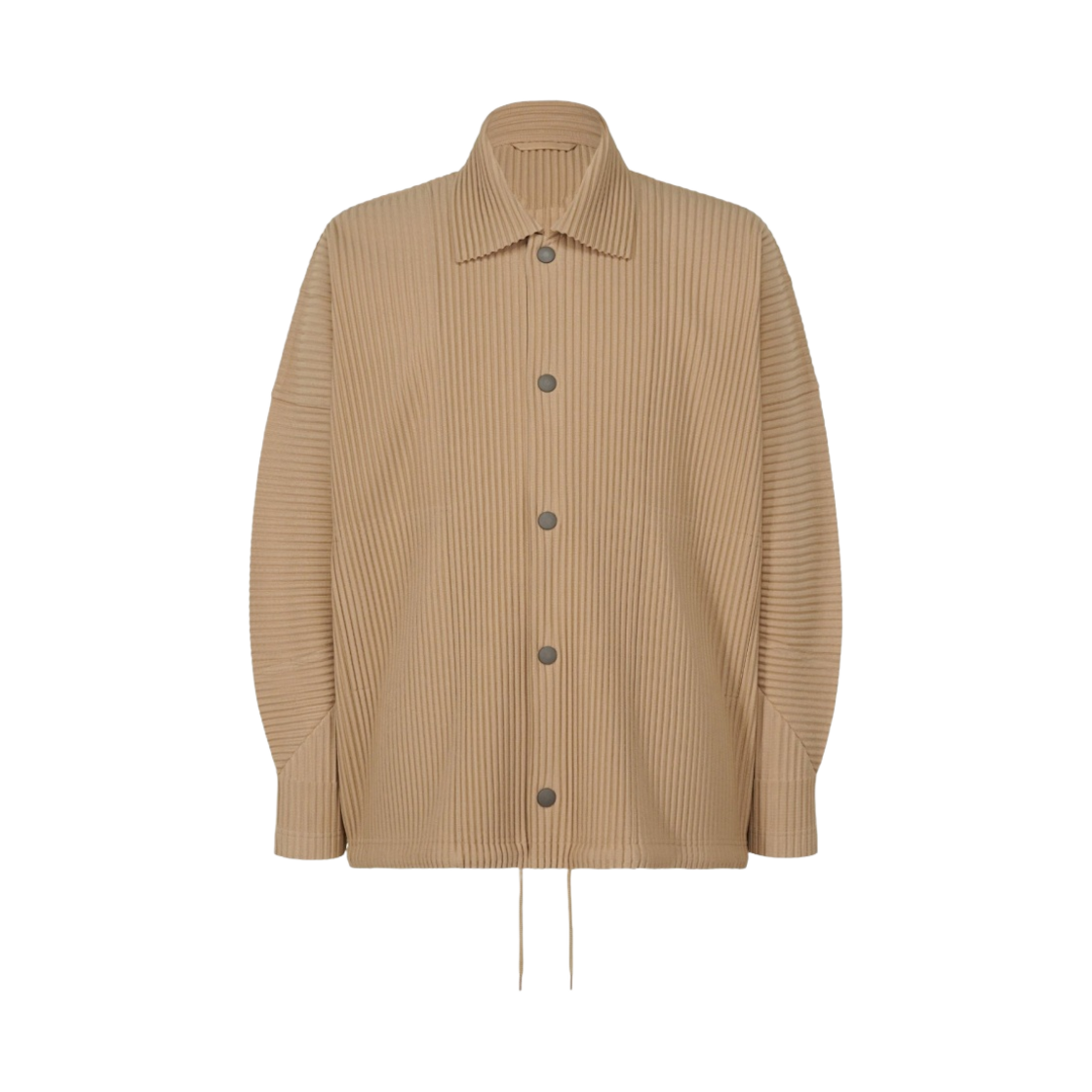 옴므 플리세 이세이 미야케 먼슬리 컬러 페브러리 셔츠 시나몬 베이지