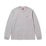 Supreme Small Box L/S T-Shirt Heather Grey - 23FW