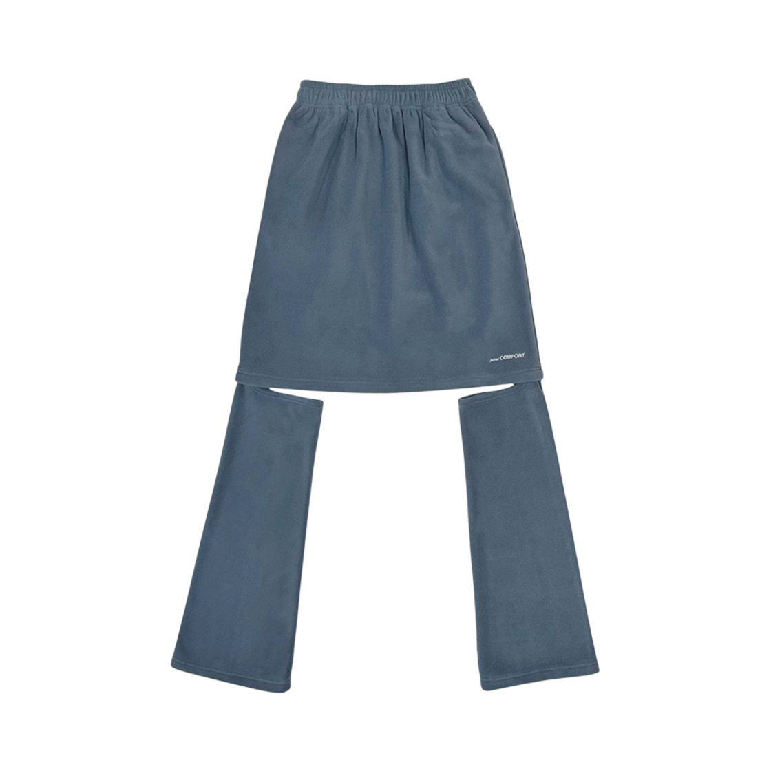 (W) 지초이 플리스 스커트 팬츠 쿨 그레이((W) Jichoi Fleece Skirt Pants Cool Grey)