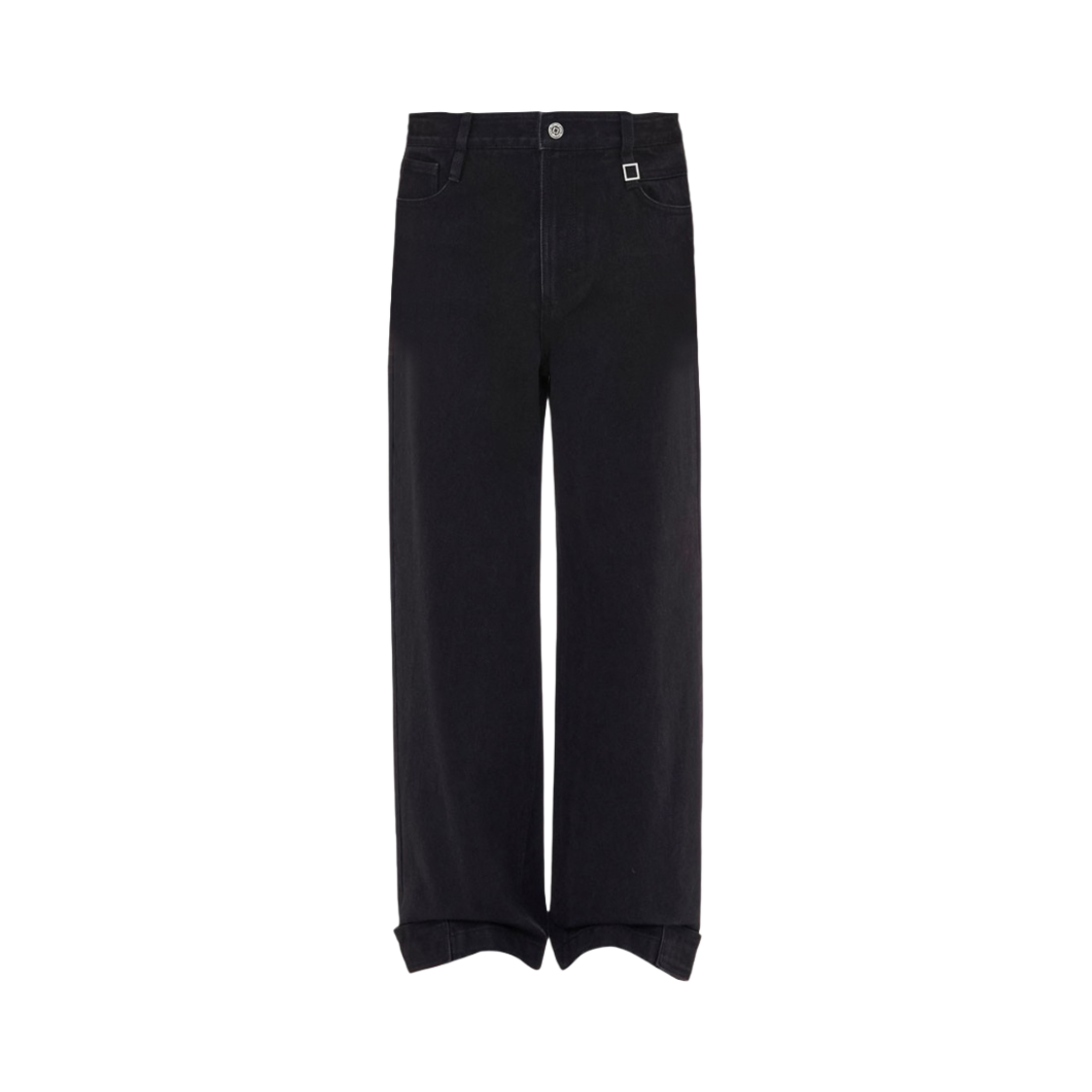 우영미 와이드 데님 팬츠 블랙 - 23SS