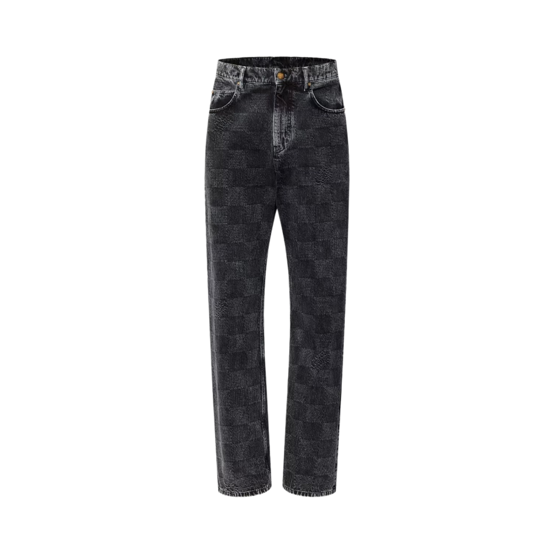 - Louis Vuitton Damier Workwear Cotton Pants Denim