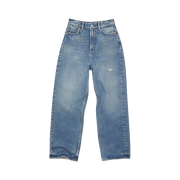 (W) Acne Studios Relaxed Fit Jeans 1993 Mid Blue