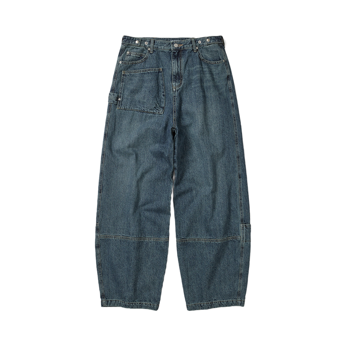 KAT7311 Karactor Sack Denim Pants Moss blue