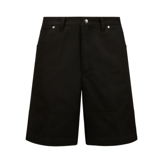 K1-091-2B00008-M6724-999 Moncler Cotton Bermuda Shorts Black - 25SS