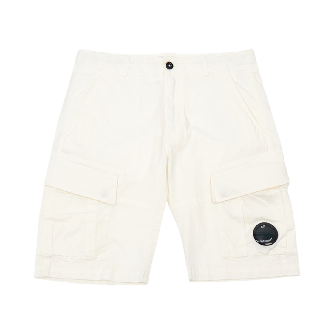 18CKBE020C00LRC05103 (Kids) C.P. Company Cargo Short Pants Ivory - 25SS