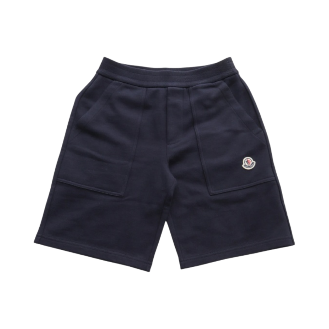 I1-954-8H00010-809AG-778 (Kids) Moncler Cotton Shorts Navy Blue - 23SS - 대표 이미지 #1