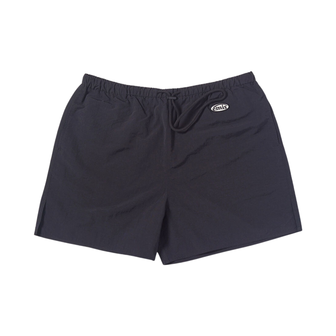 이미스 미니 와펜 나일론 쇼츠 블랙(Emis Mini Wappen Nylon Shorts Black)