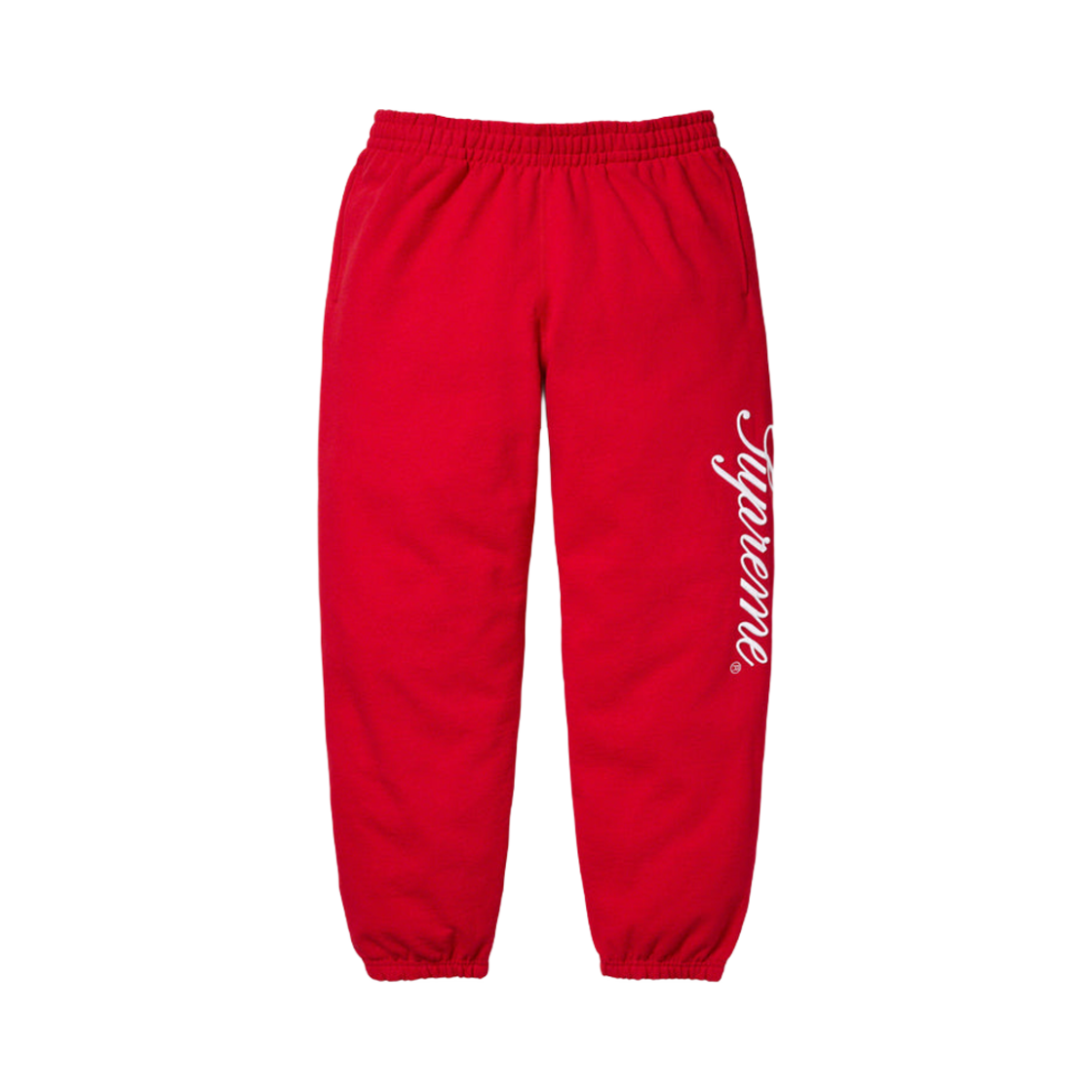 슈프림 레이즈드 스크립트 스웨트팬츠 레드 - 23FW(Supreme Raised Script Sweatpants Red - 23FW) - 1