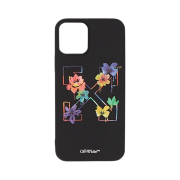 Off-White Floral Arrow iPhone 12 Case Black