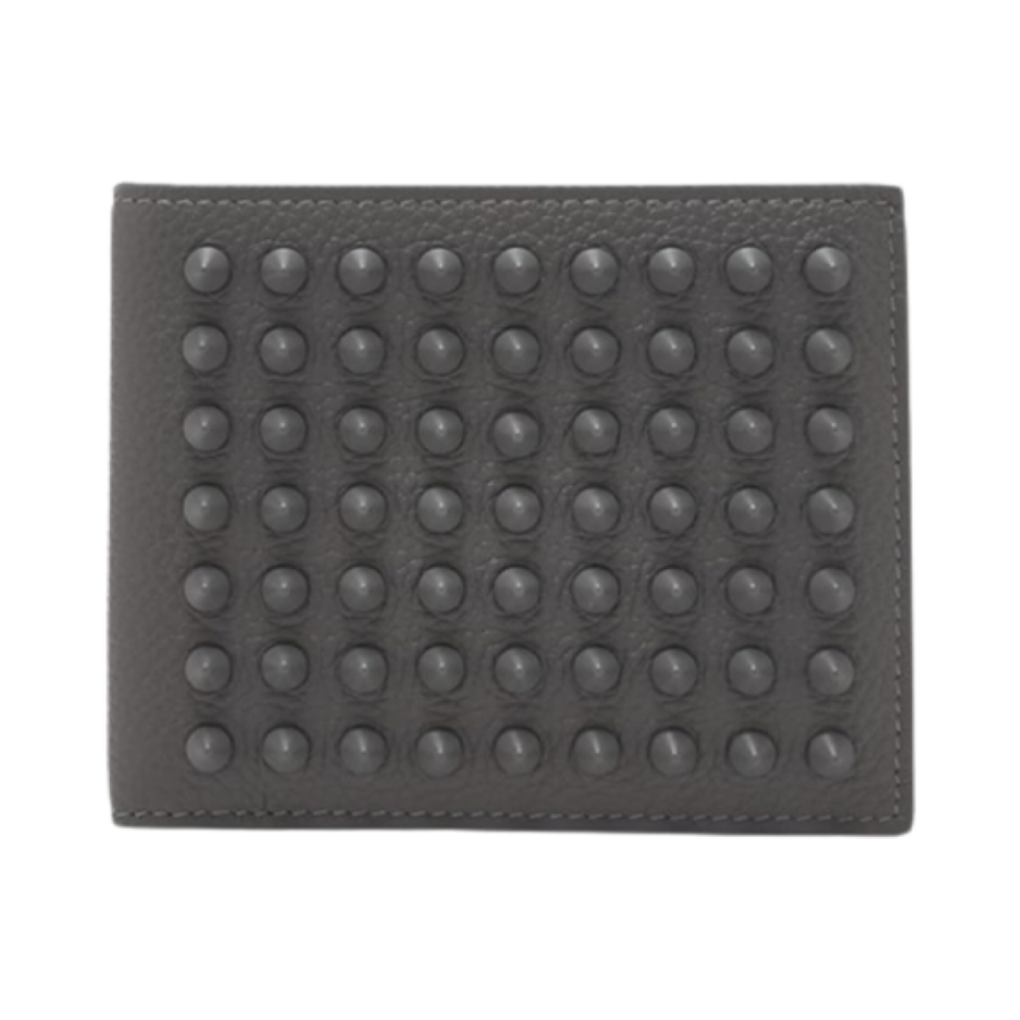 1255065GYB5 Christian Louboutin Funky Leather Wallet Gray