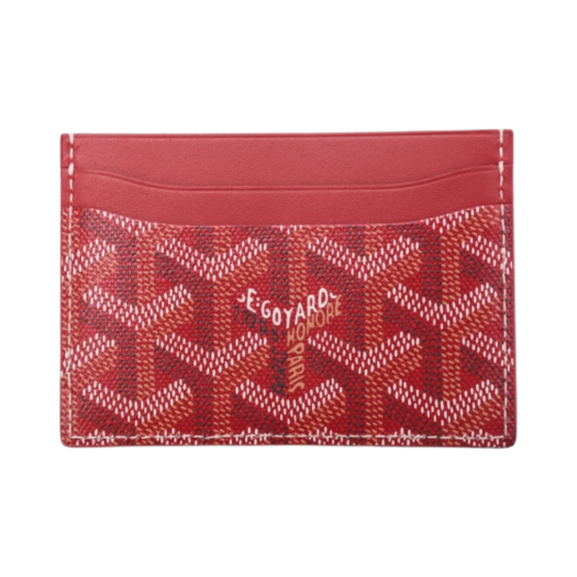 APM107-02 Goyard Saint Sulpice Card Holder Red