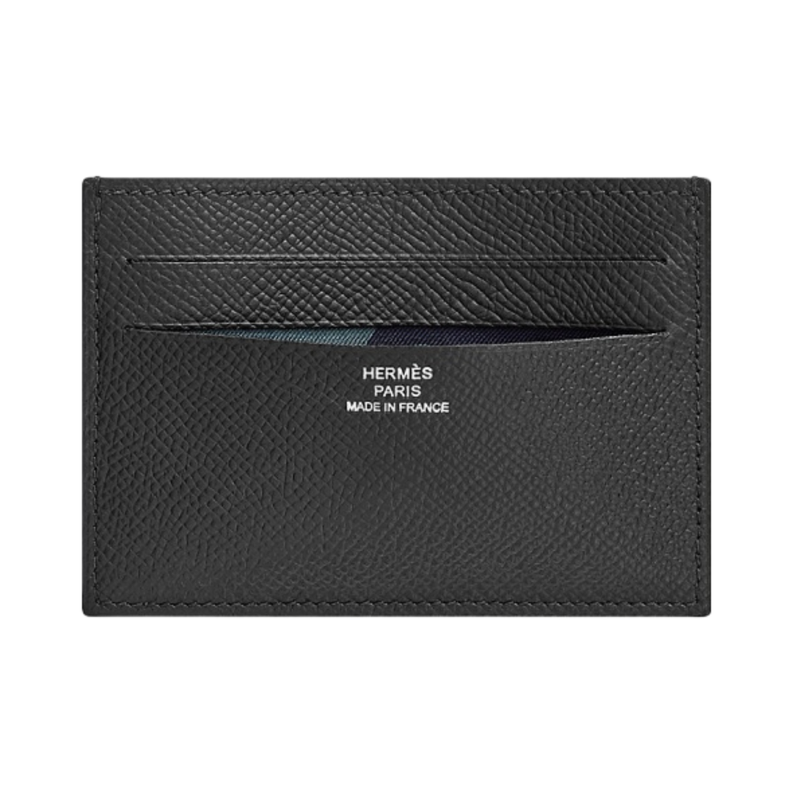 에르메스 시티즌 트윌 카드 홀더 누아 블루 오라지(Hermes Citizen Twill Card Holder Noir Bleu Orage) - 1