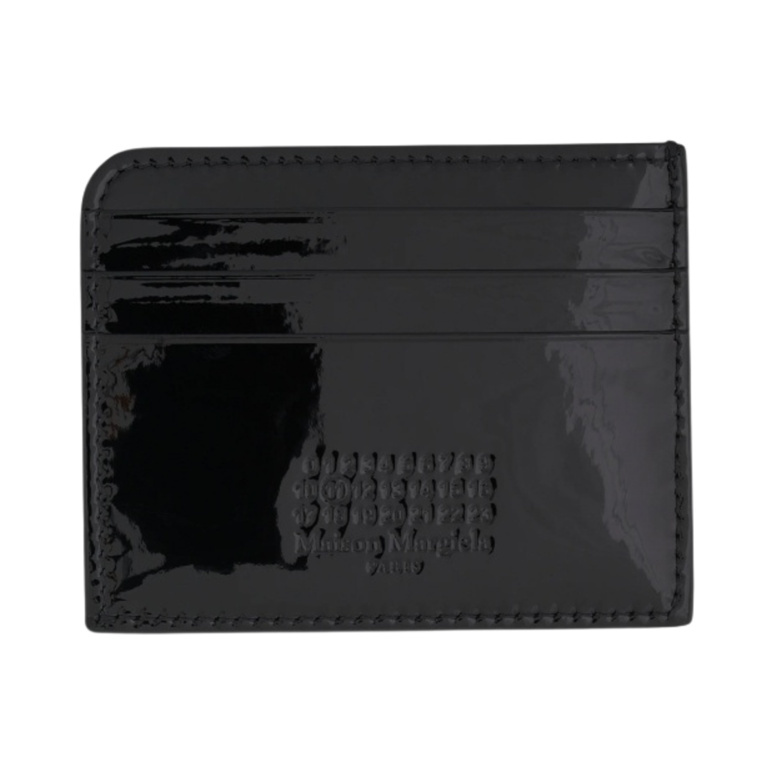 메종 마르지엘라 베르니체 로고 카드 홀더 블랙(Maison Margiela Vernice Logo Card Holder Black) - 2