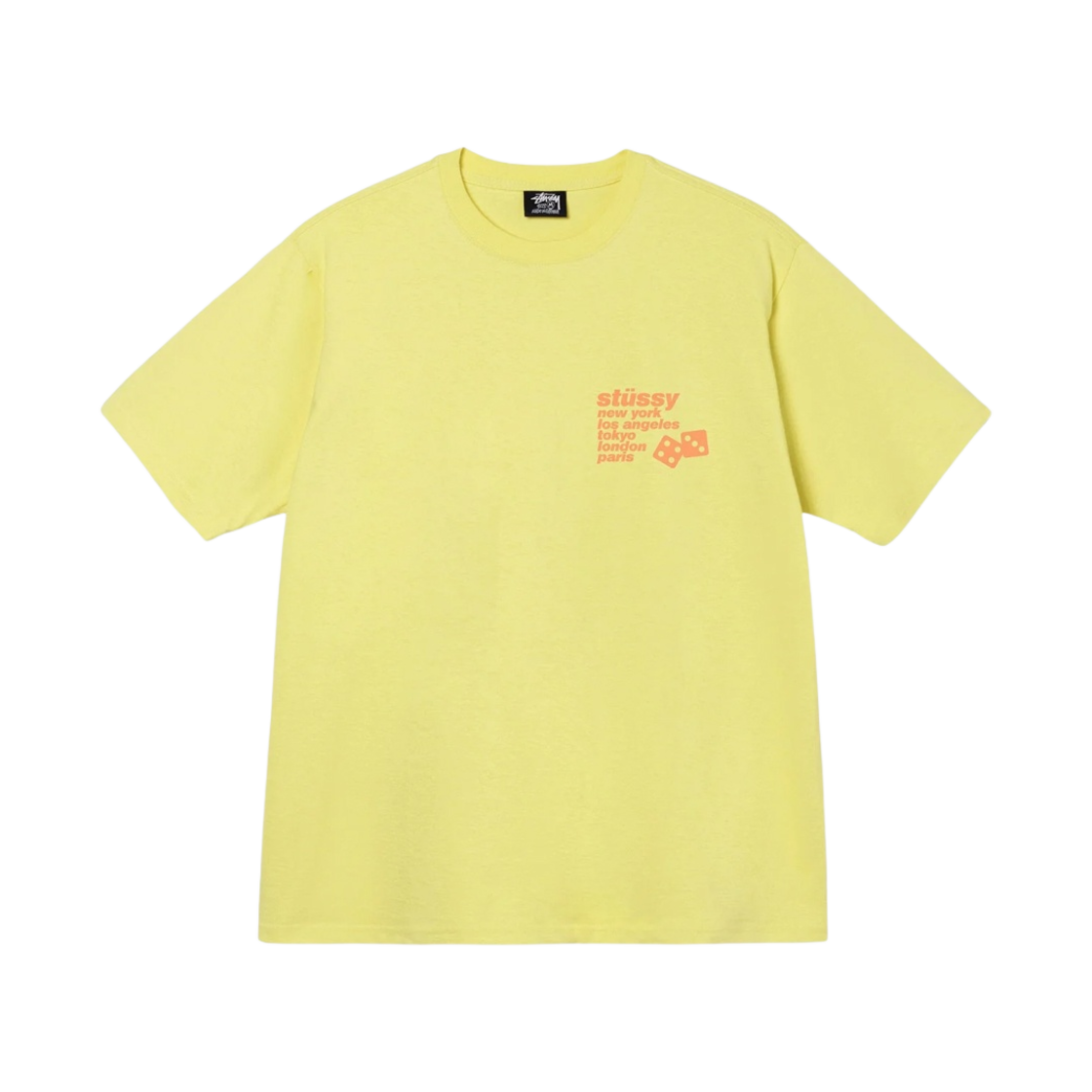 스투시 실루엣 티셔츠 옐로우(Stussy Silhouette T-Shirt Yellow) - 2
