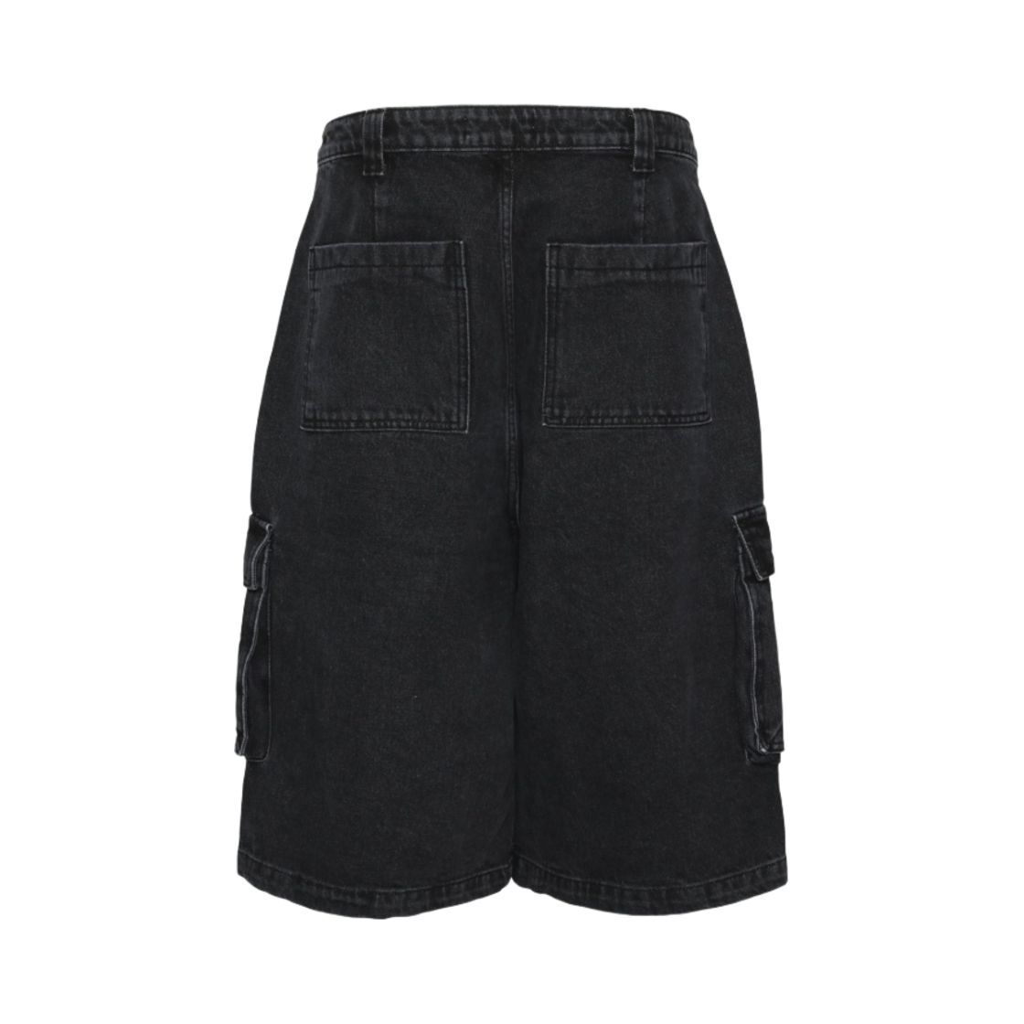 엠제이디 카고 데님 버뮤다 팬츠 블랙(MJD Cargo Denim Bermuda Pants Black) - 2