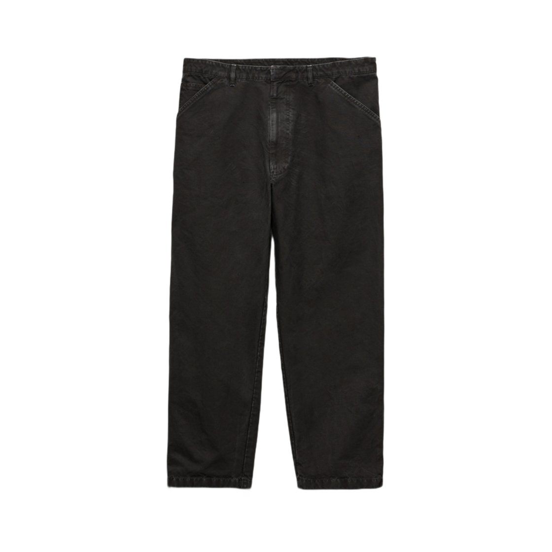 SPH448-16A7-F0002 Prada Cotton Trousers Black